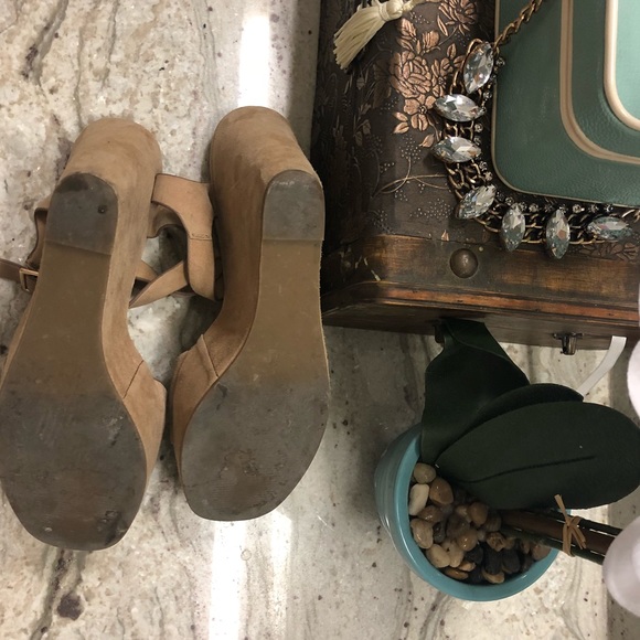 Nude Erica Steve Madden Wedges - Picture 8 of 8